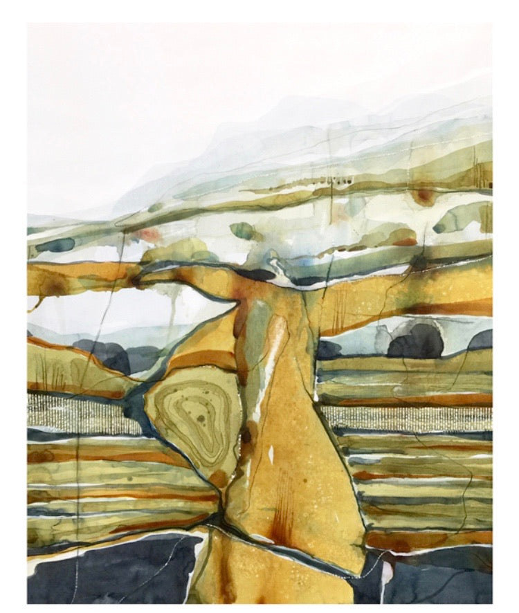 Stefan Gevers  "After the rain" - Original Watercolour