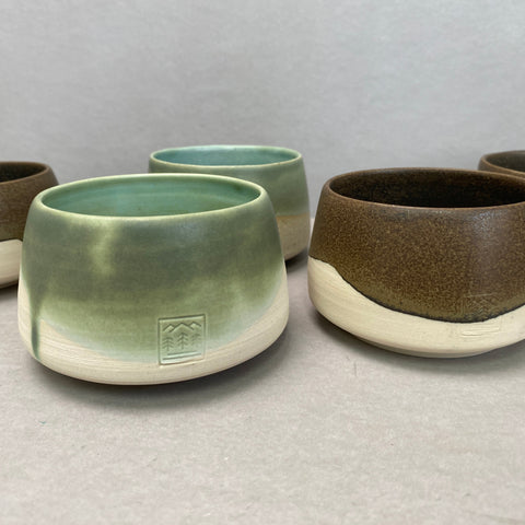 Ceramic Whiskey Tumblers