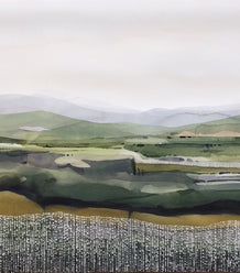 Hillside _ Watercolour - SOLD.  Commissions available