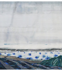 Watercolour "Blue Rain"