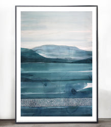 Stefan Gevers "Sea Green" - Original Watercolour - SOLD