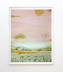 Stefan Gevers "Distant Lake" - Original Watercolour- Sold- commissions available