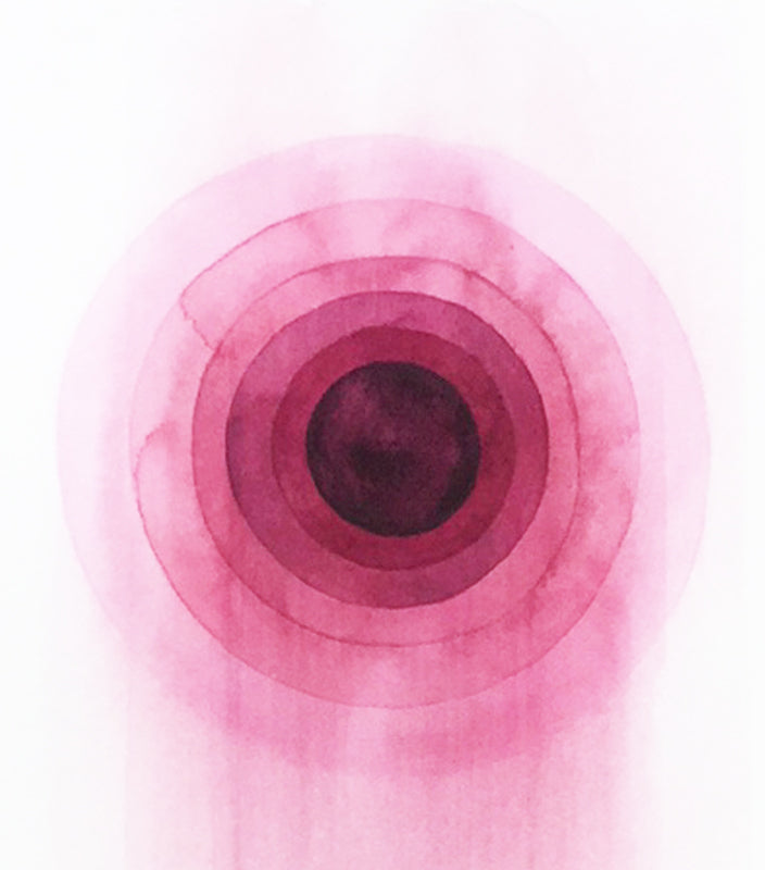 Stefan Gevers original artwork - Midnight Sun - Pink - SOLD